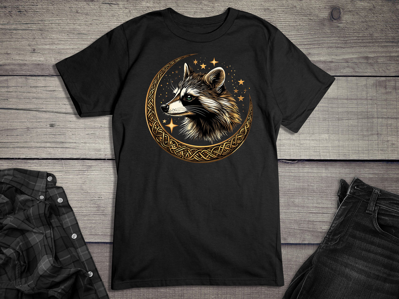 Celtic Raccoon T-Shirt