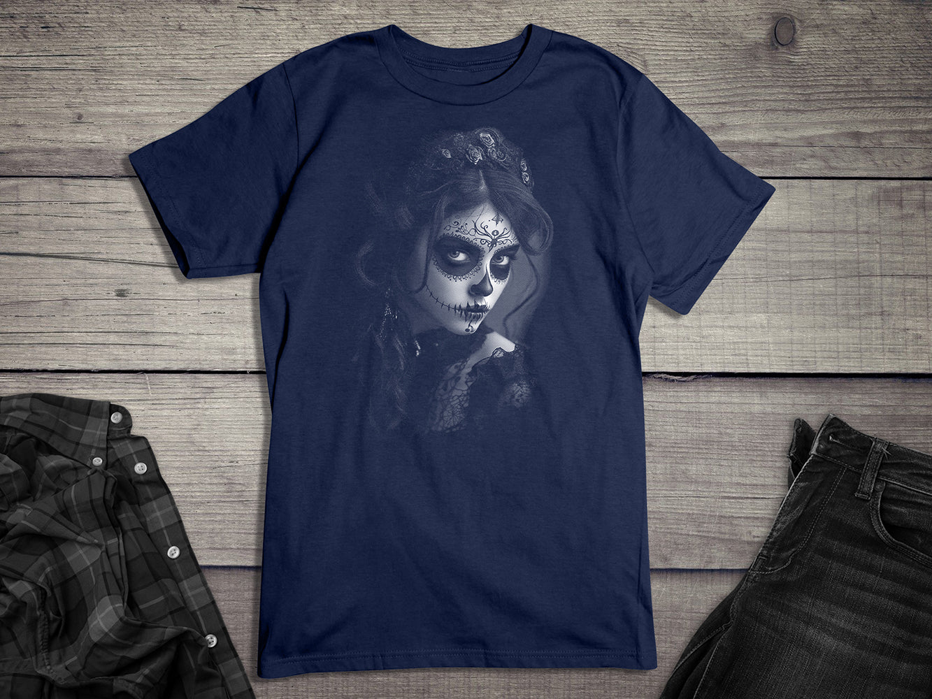 Sugar Skull Lace T-Shirt