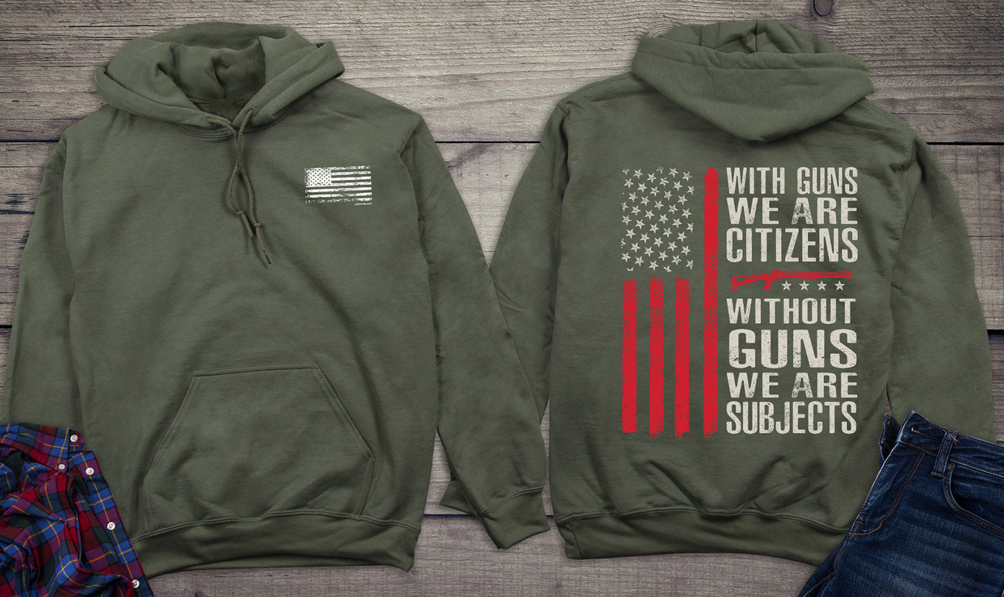 Guns Citizens With Crest Hoodie