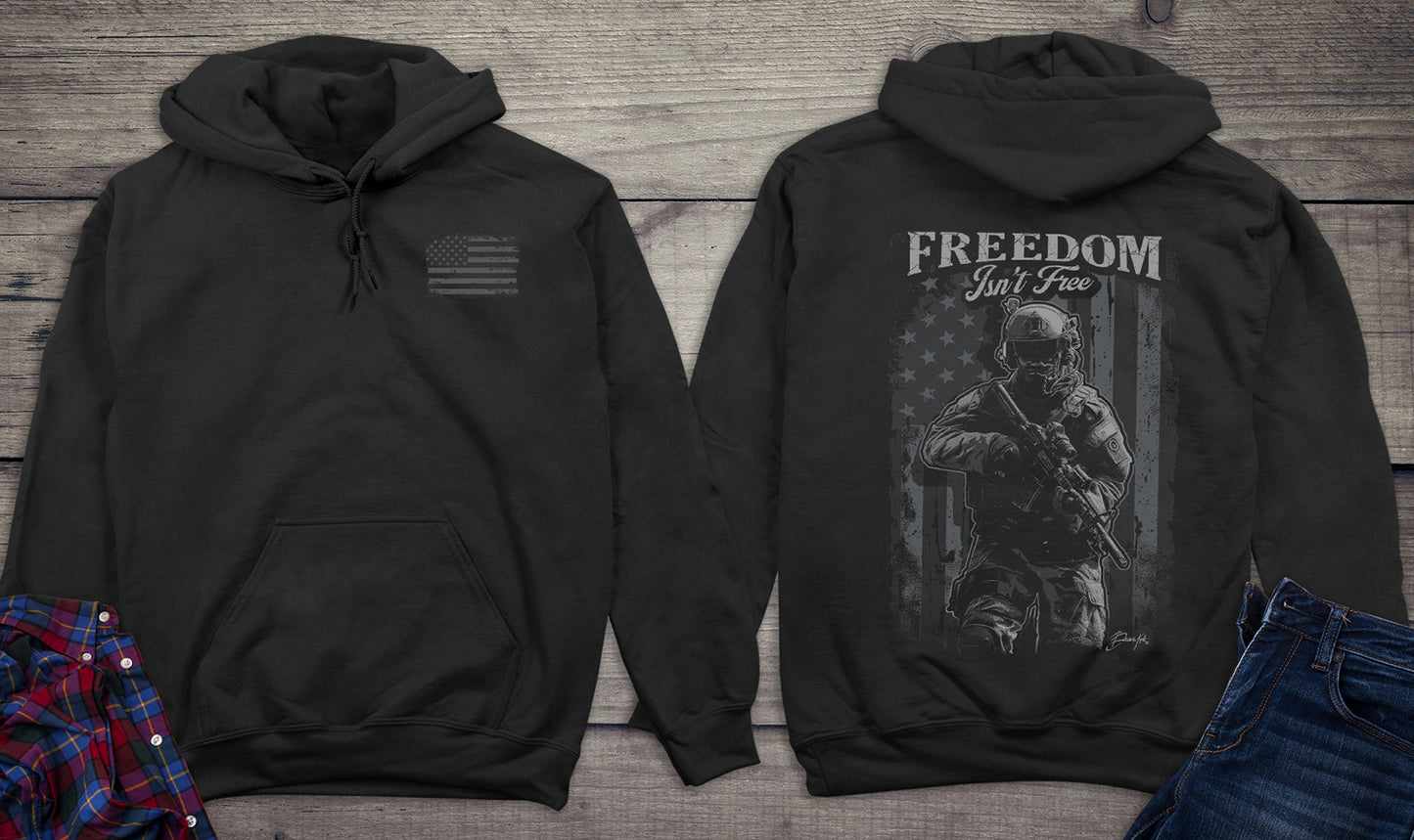 Freedom Isn’t Free Soldier With Crest Hoodie