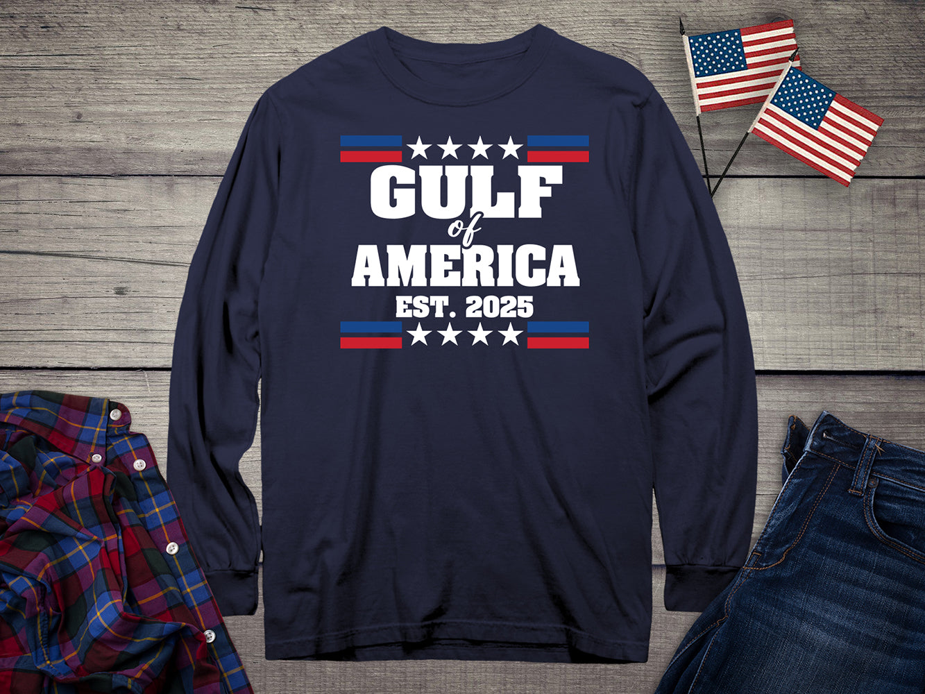 Gulf Of America Long Sleeve Tee