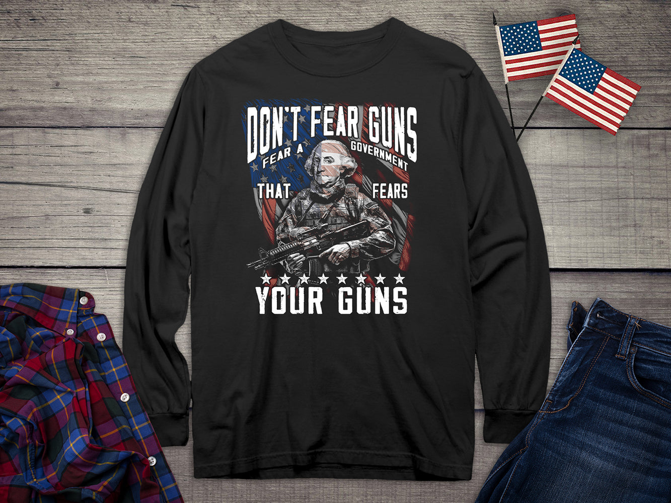Don’t Fear Guns Long Sleeve Tee