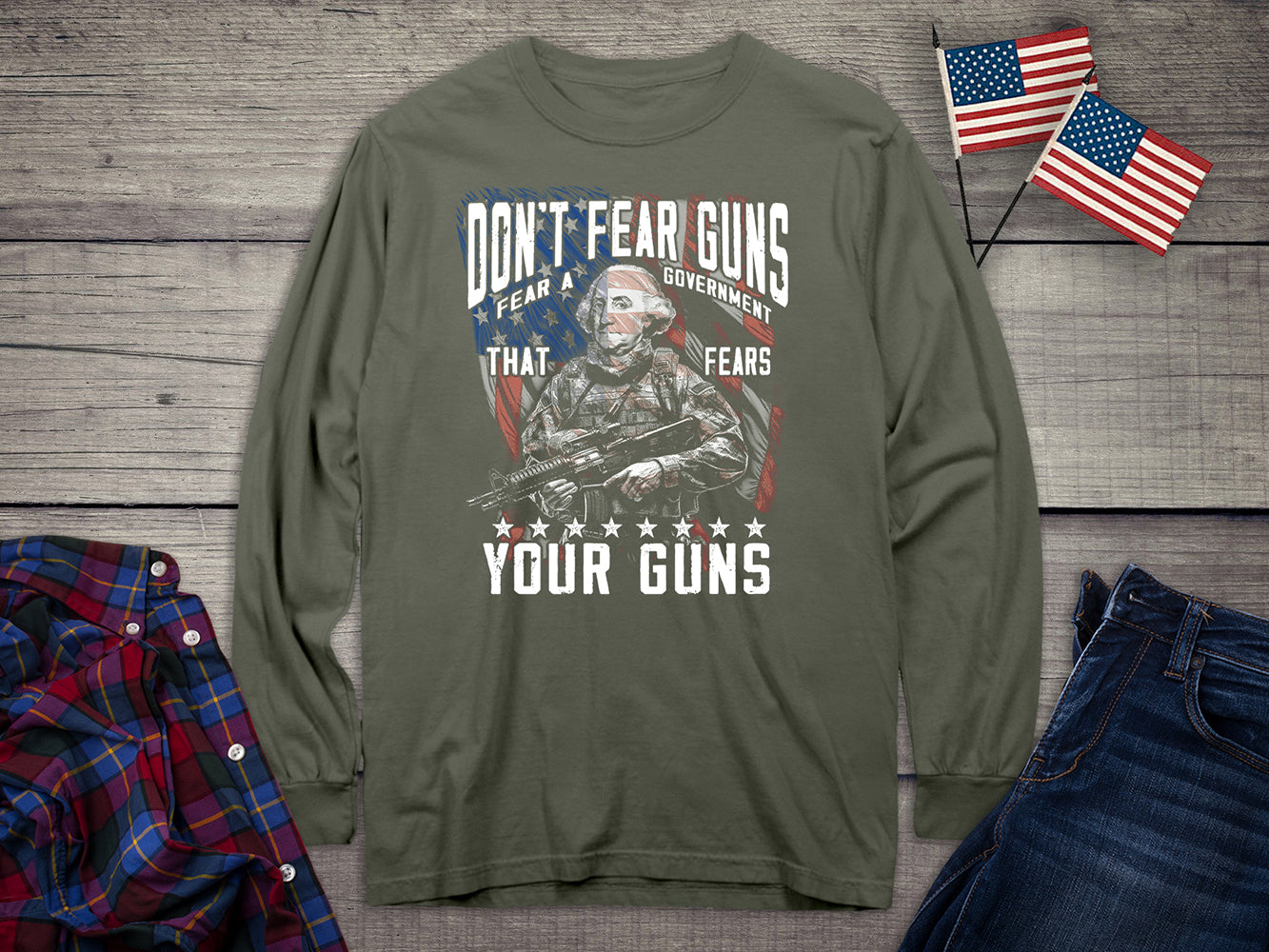 Don’t Fear Guns Long Sleeve Tee