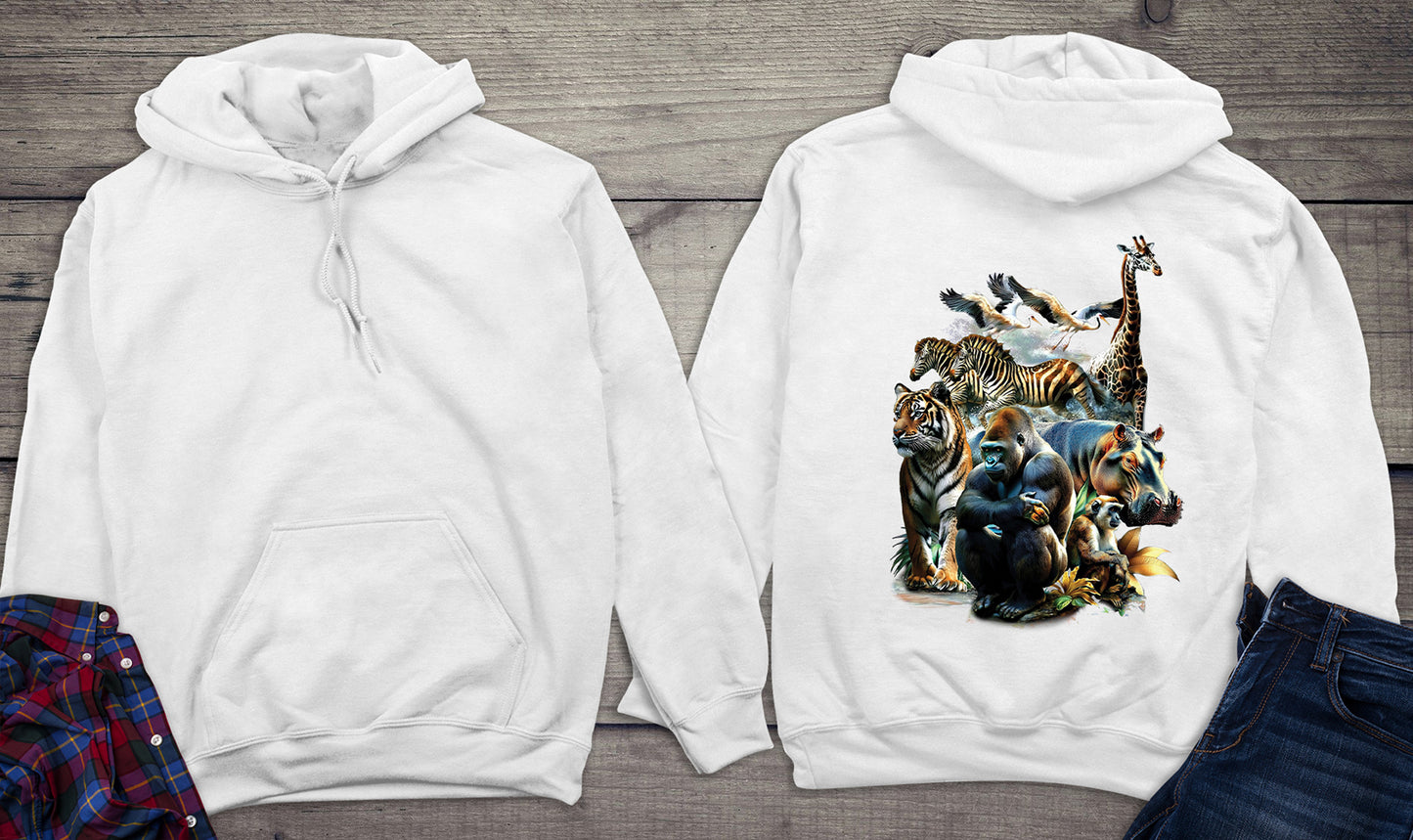 Zoo Collage Hoodie