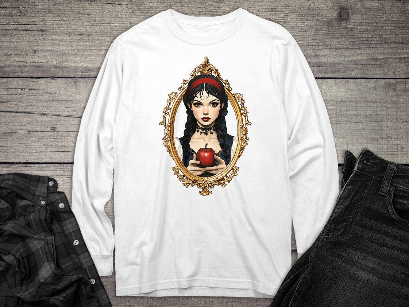 Storybook Snow White Long Sleeve Tee