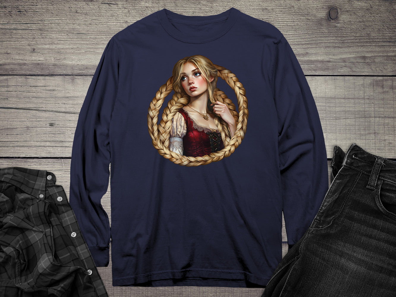 Storybook Rapunzel Long Sleeve Tee