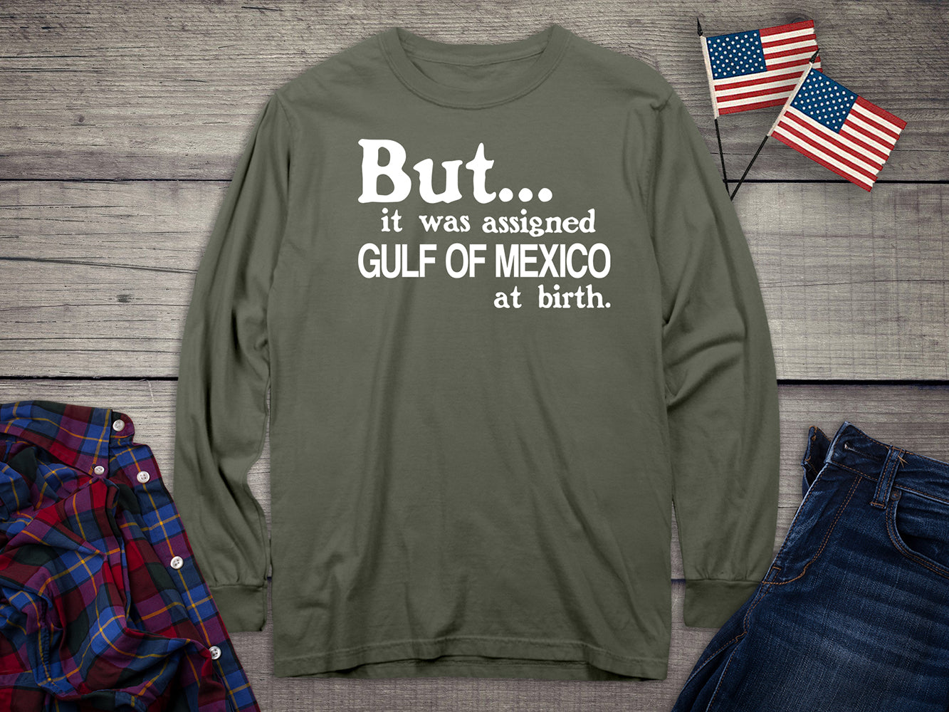 Assigned Gulf Of America Long Sleeve Tee
