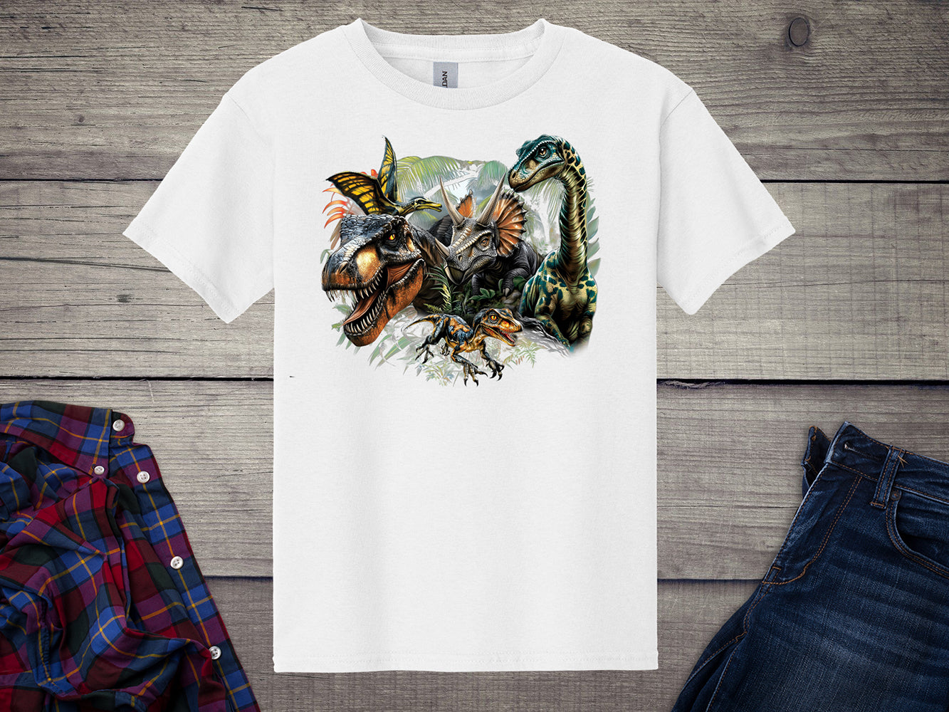 Dinosaur Jungle Youth T-Shirt