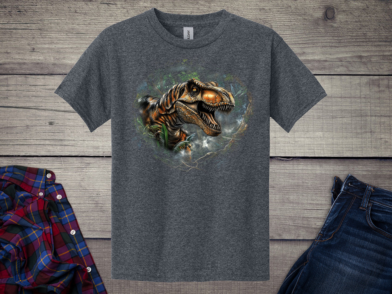 T-Rex Jungle Youth T-Shirt