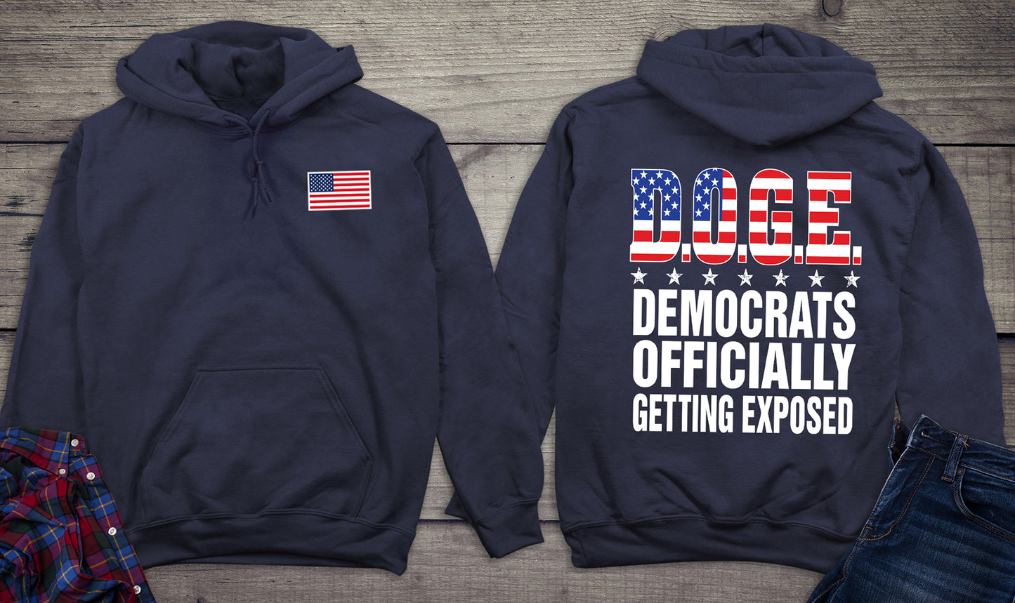 DOGE Democrats With Crest Hoodie