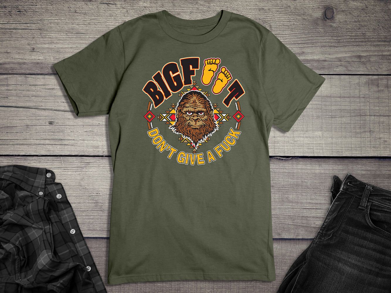 Bigfoot Don’t Give A T-Shirt
