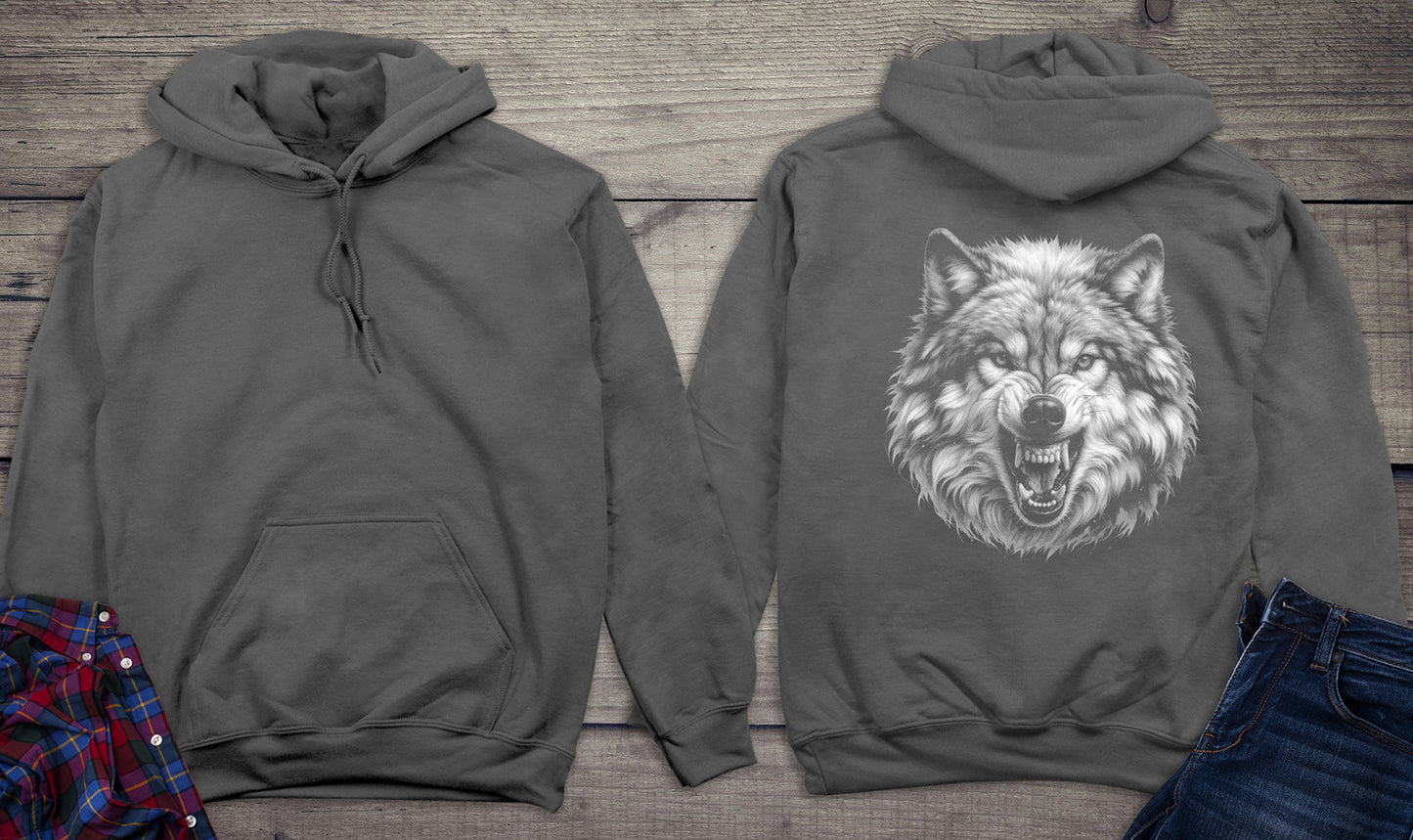 Snarling Wolf Hoodie