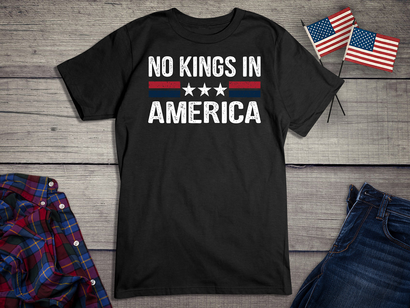 No Kings In America T-Shirt
