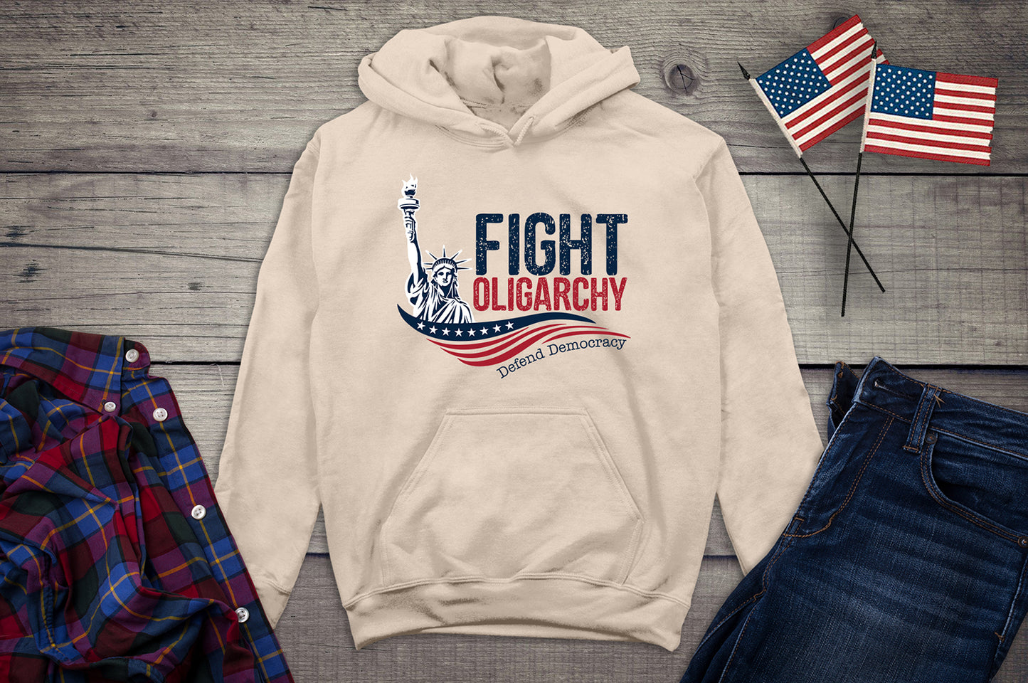 Fight Oligarchy Hoodie