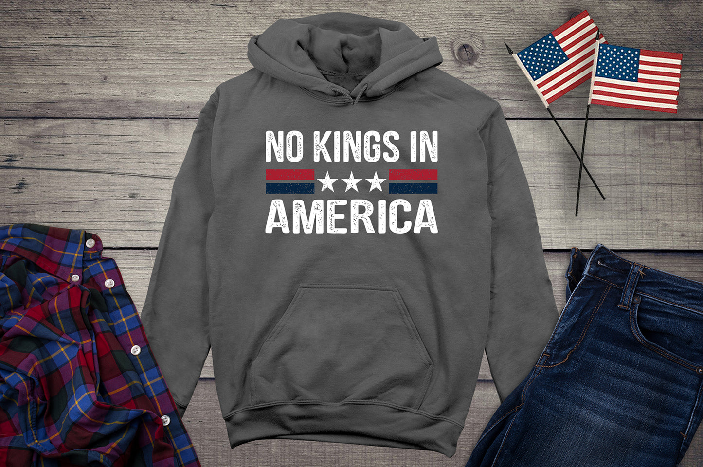 No Kings In America Hoodie