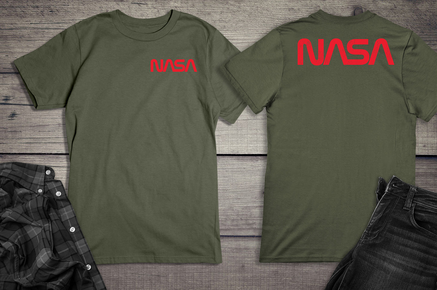 NASA Worm With Crest T-Shirt