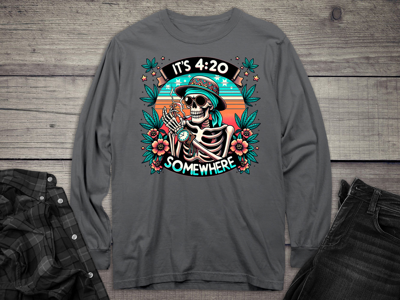 4:20 Somewhere Long Sleeve Tee