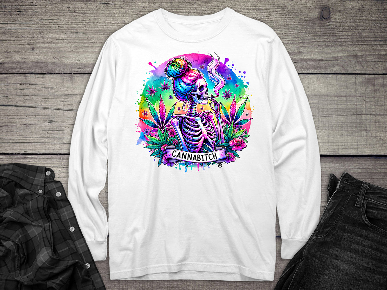 Cannabitch Long Sleeve Tee