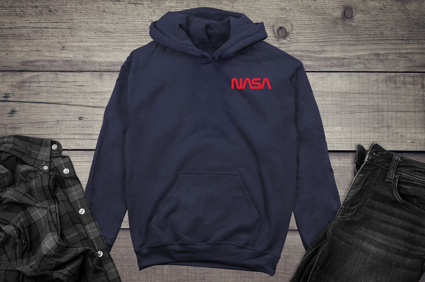 NASA Worm Crest Hoodie