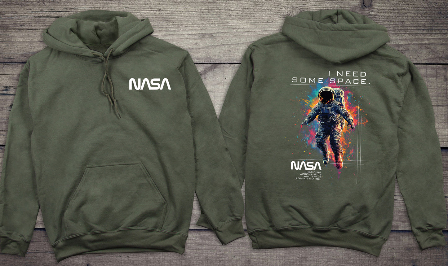 NASA I Need Some Space With Crest Hoodie