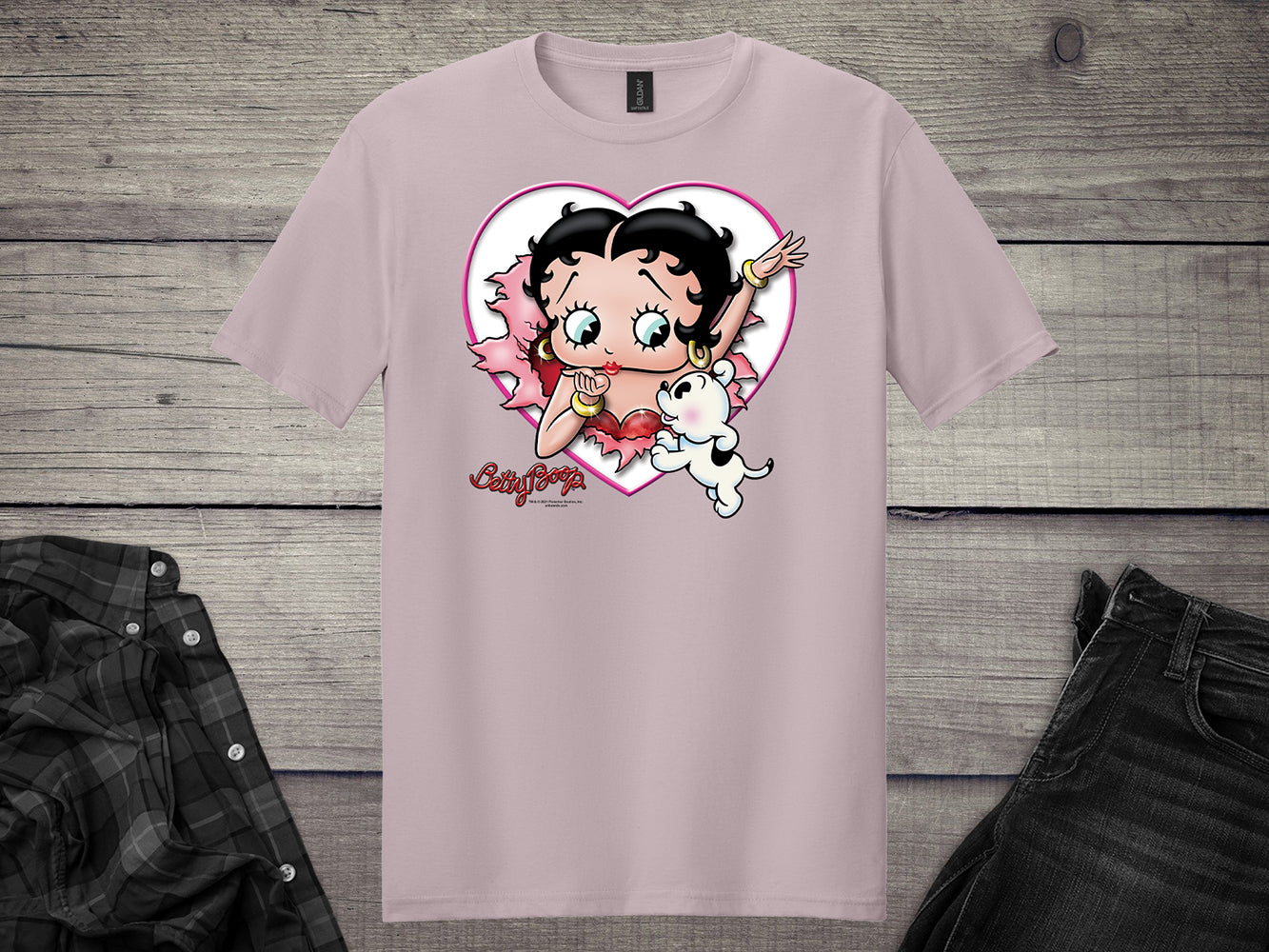 Betty Heart & Pudgy T-Shirt