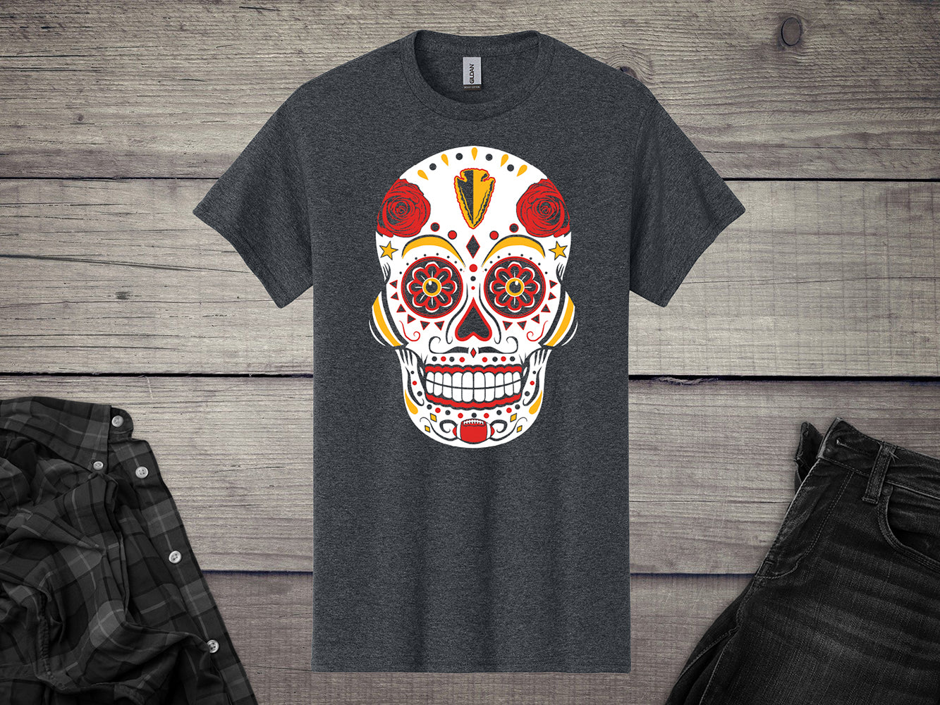 Kansas City Sugar Skull T-Shirt