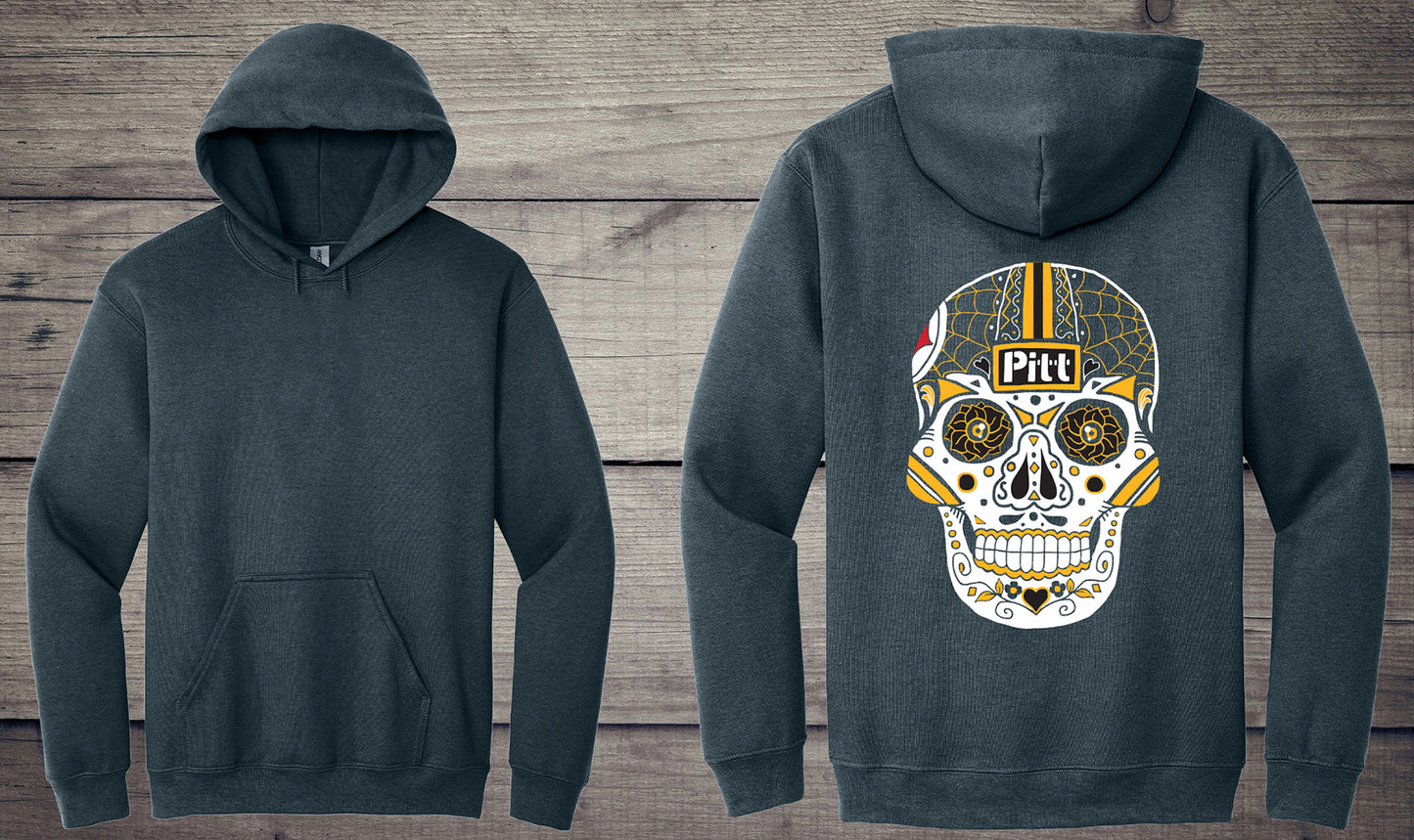 Pittsburgh Sugar Skull Hoodie