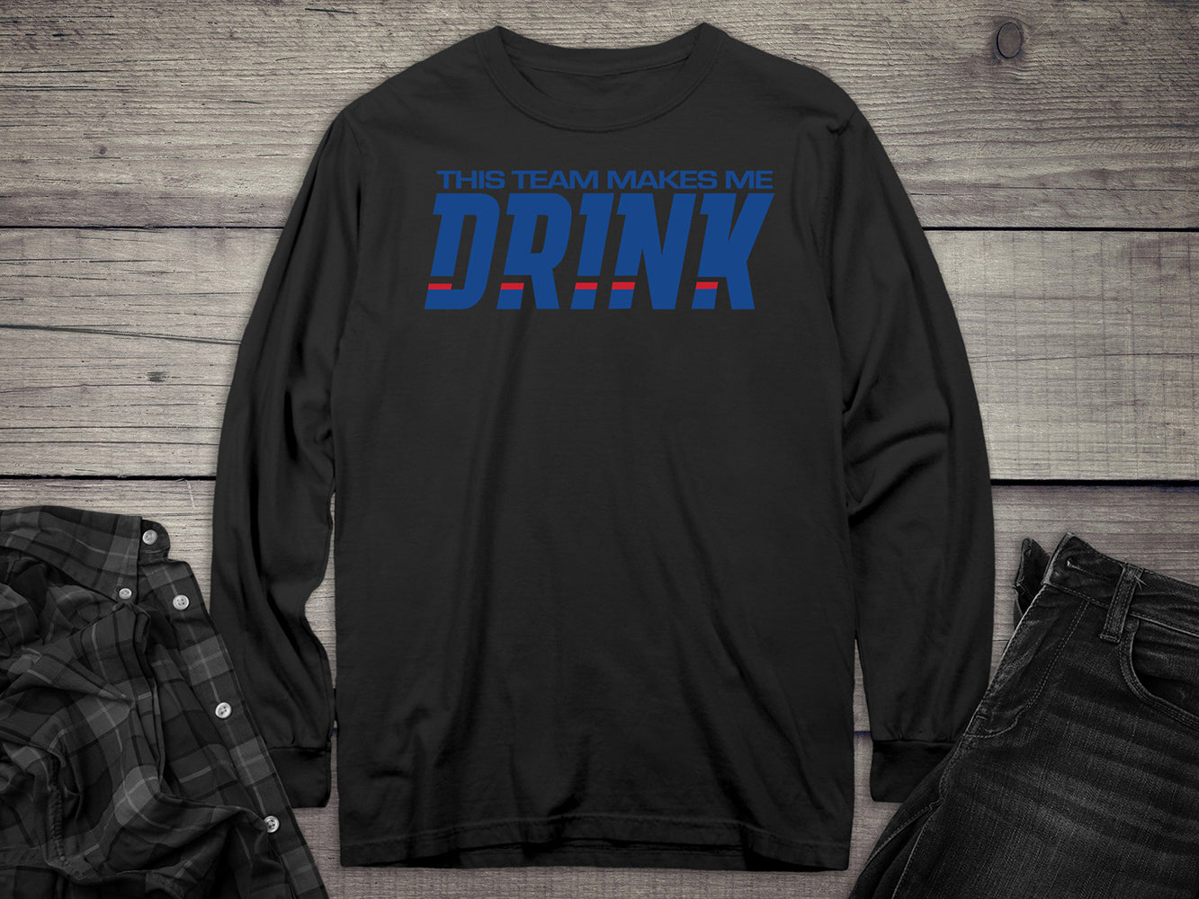Buffalo Drink Long Sleeve Tee