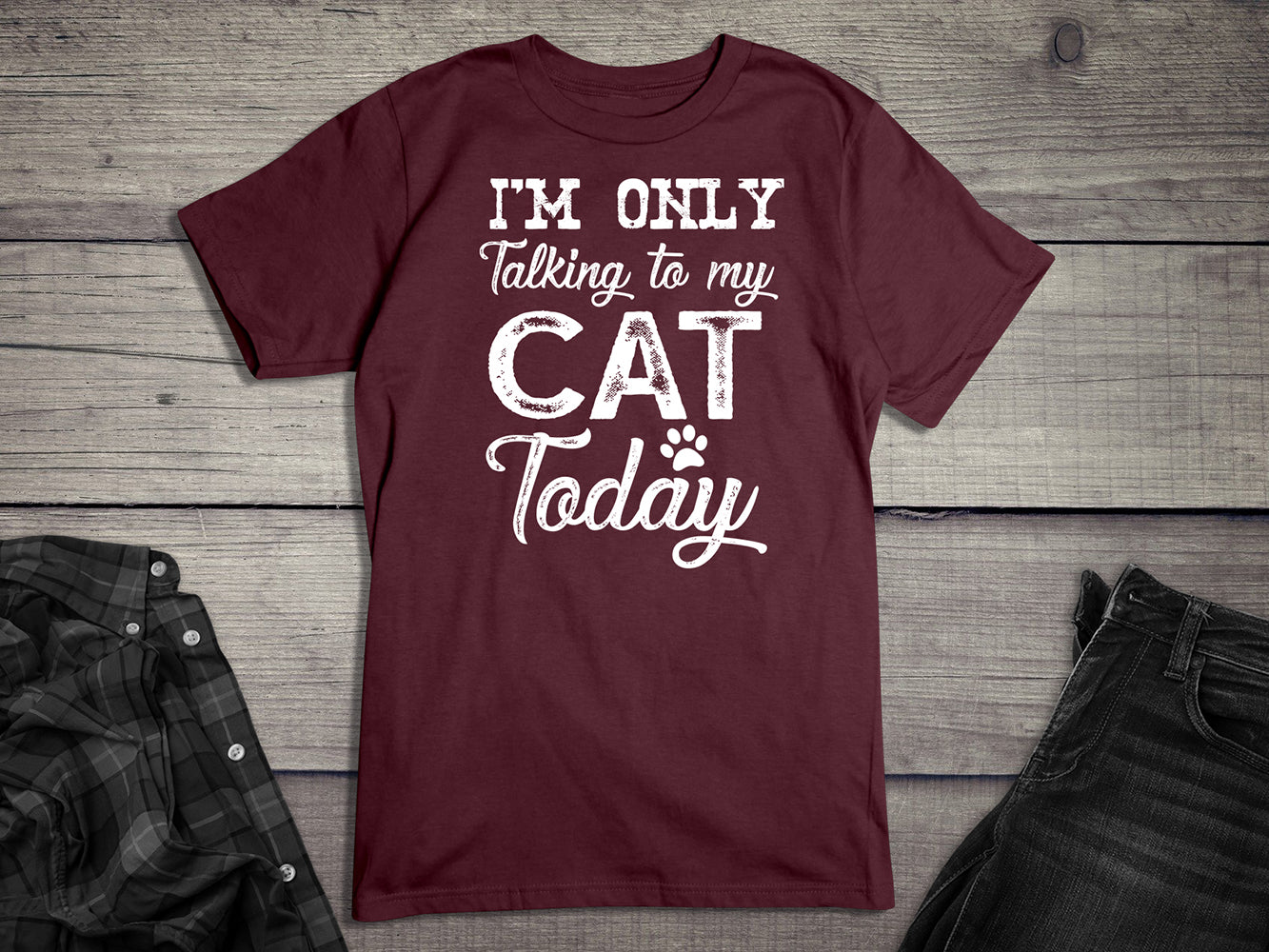 I'm Only Talking To My Cat T-Shirt
