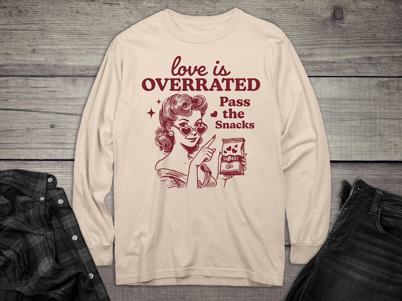 Love is Overrated Long Sleeve Tee