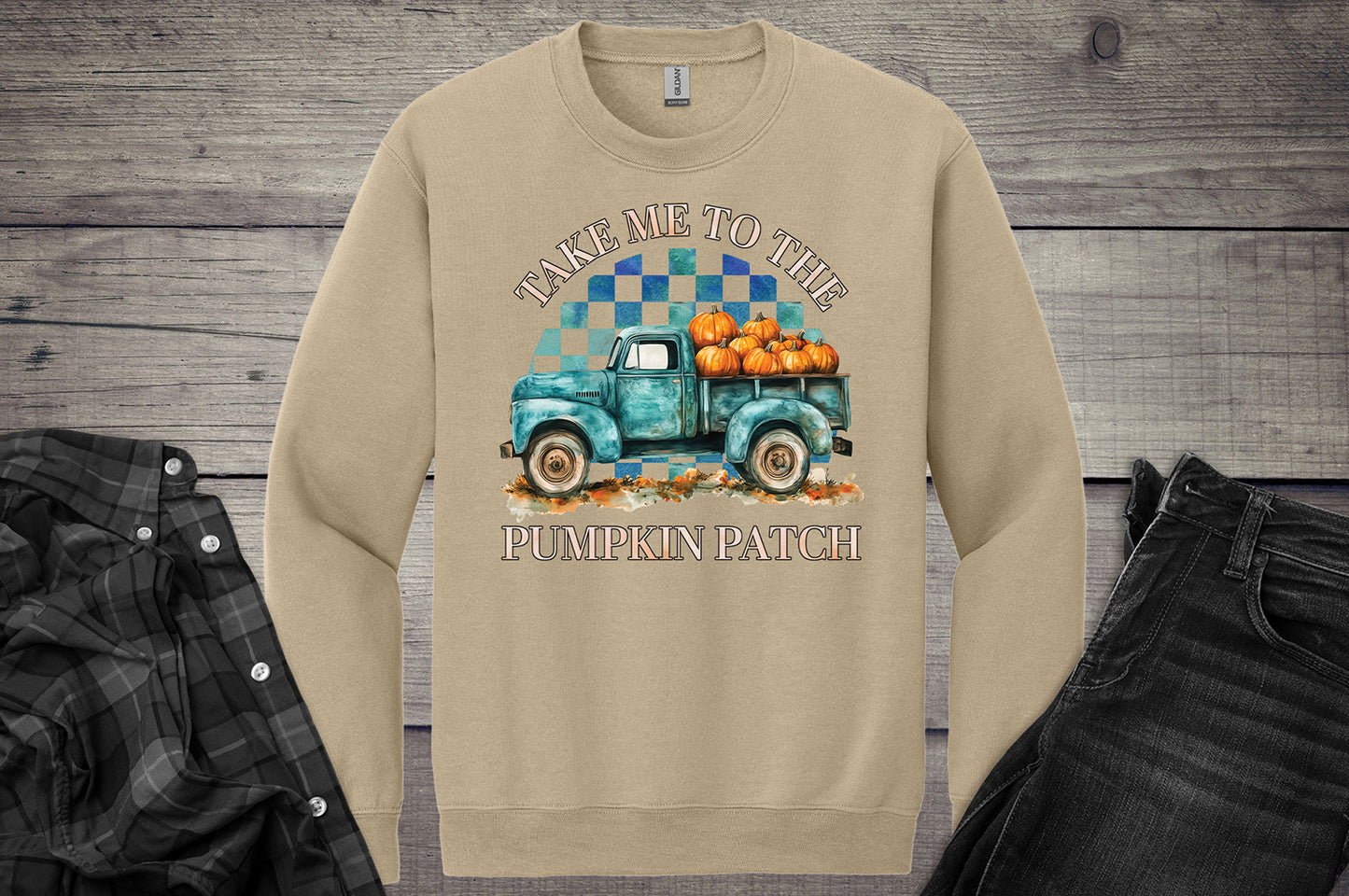 Take Me To The Pumpkin Patch Crewneck Sweatshirt