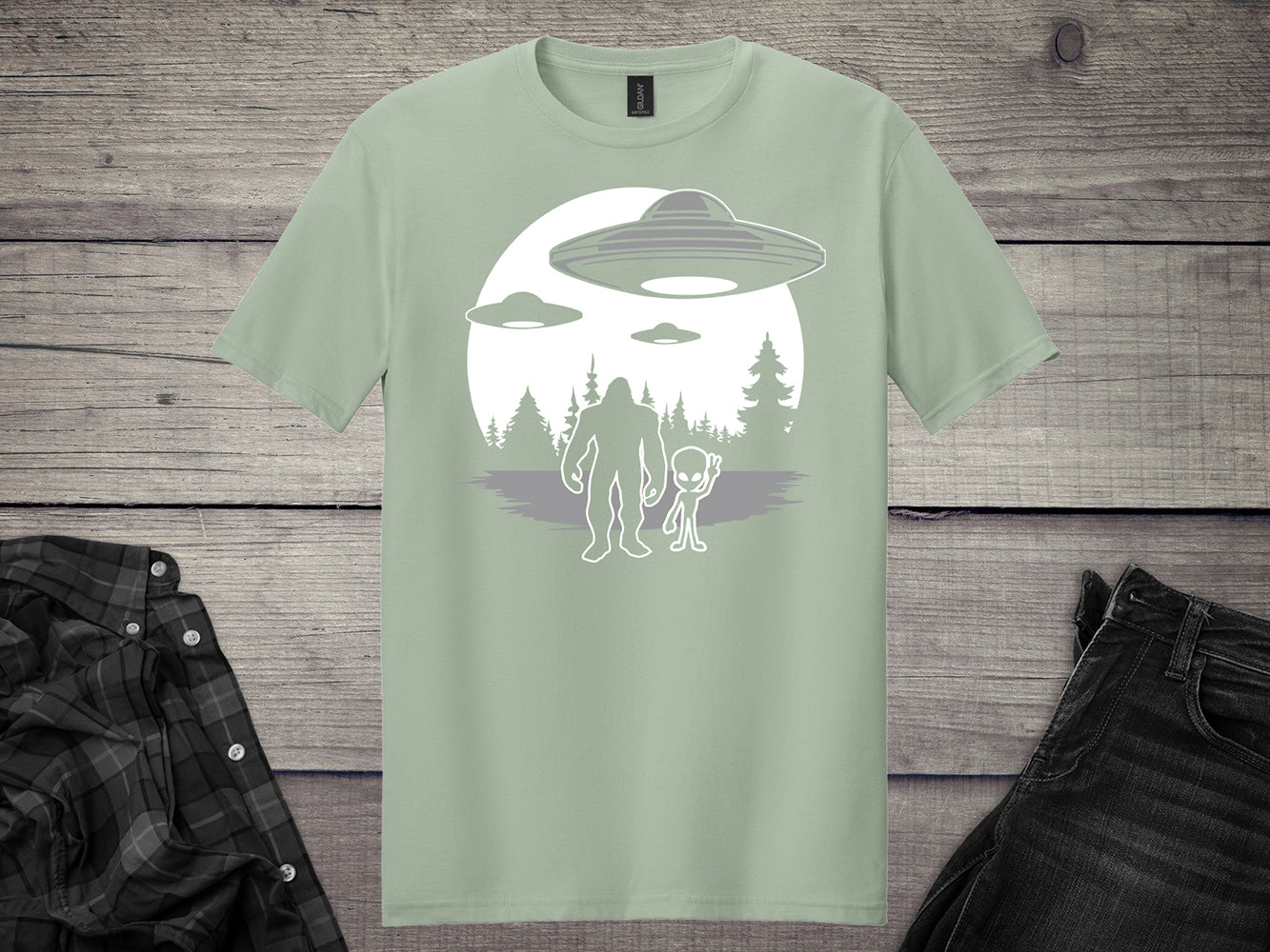 Bigfoot Alien T-Shirt