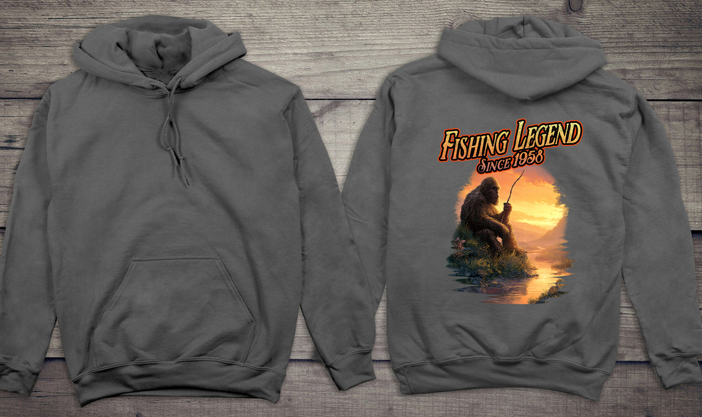 Bigfoot Fishing Legend Hoodie