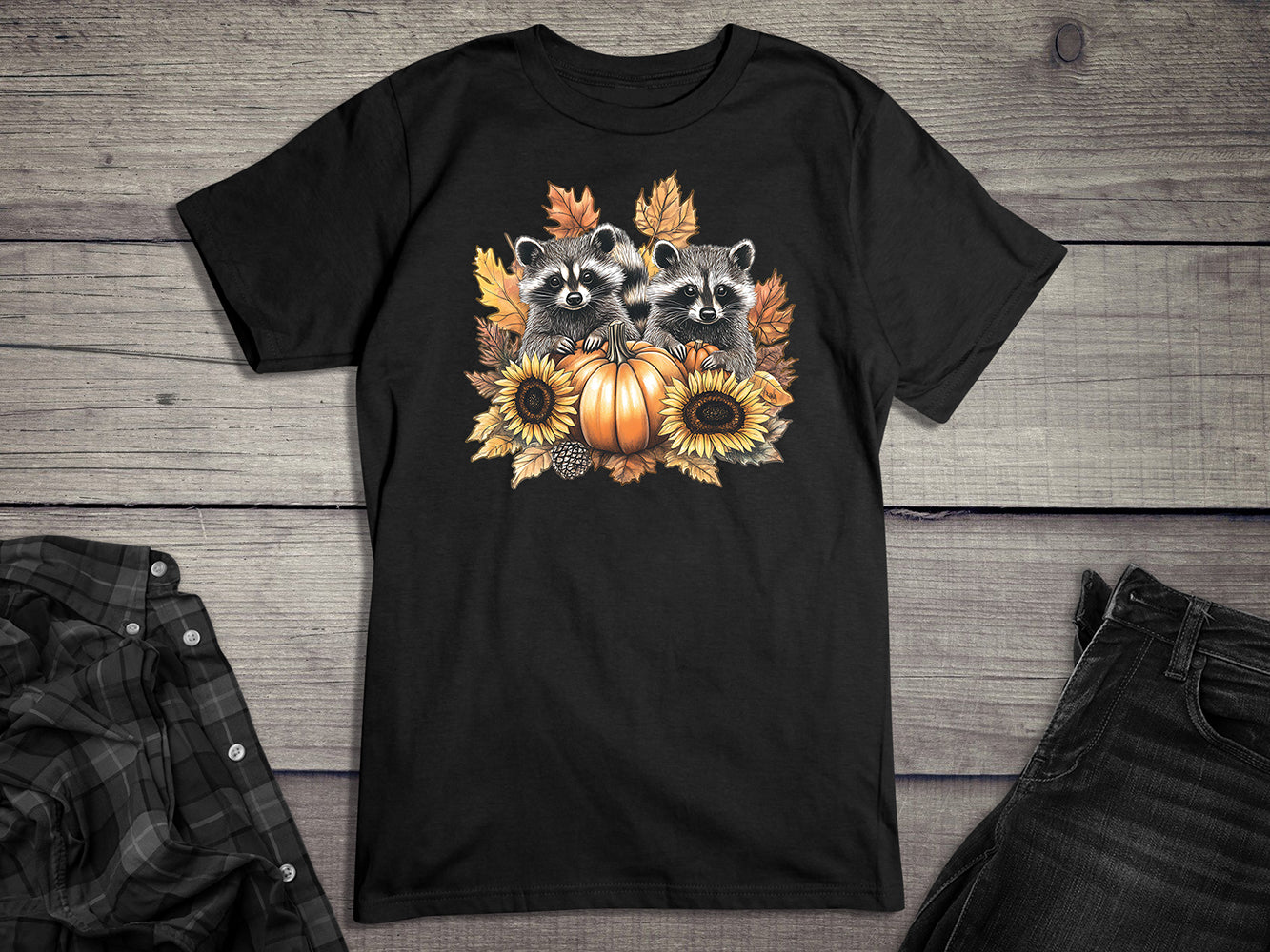 Fall Raccoons T-Shirt