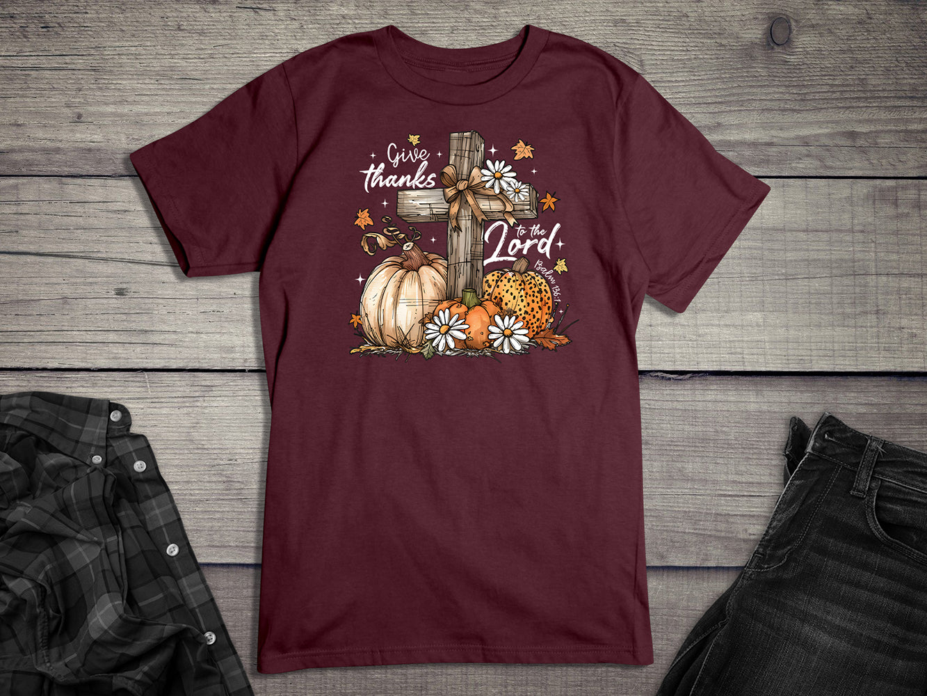 Give Thanks Pumpkins T-Shirt