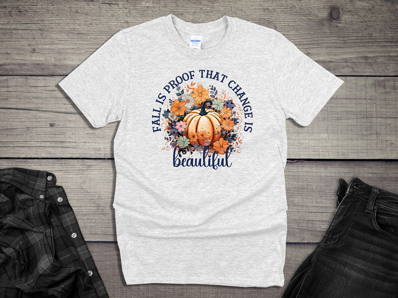Fall Change Is Beautiful T-Shirt