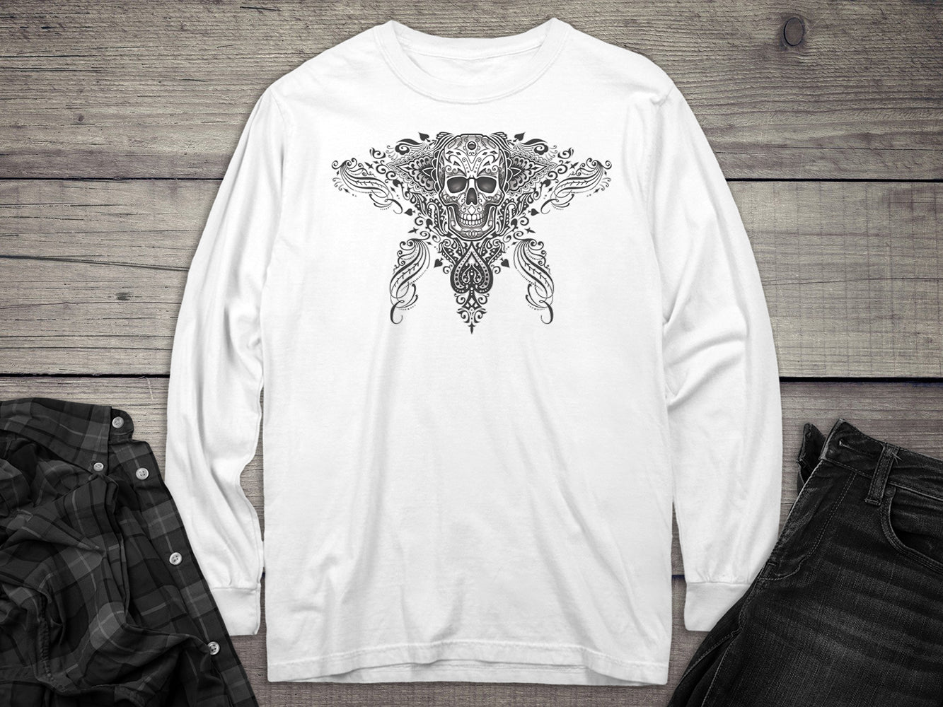 Day Of The Dead Bandana Long Sleeve Tee