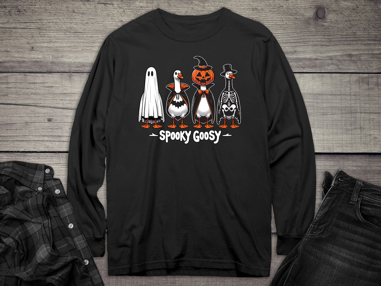 Spooky Goosy Long Sleeve Tee