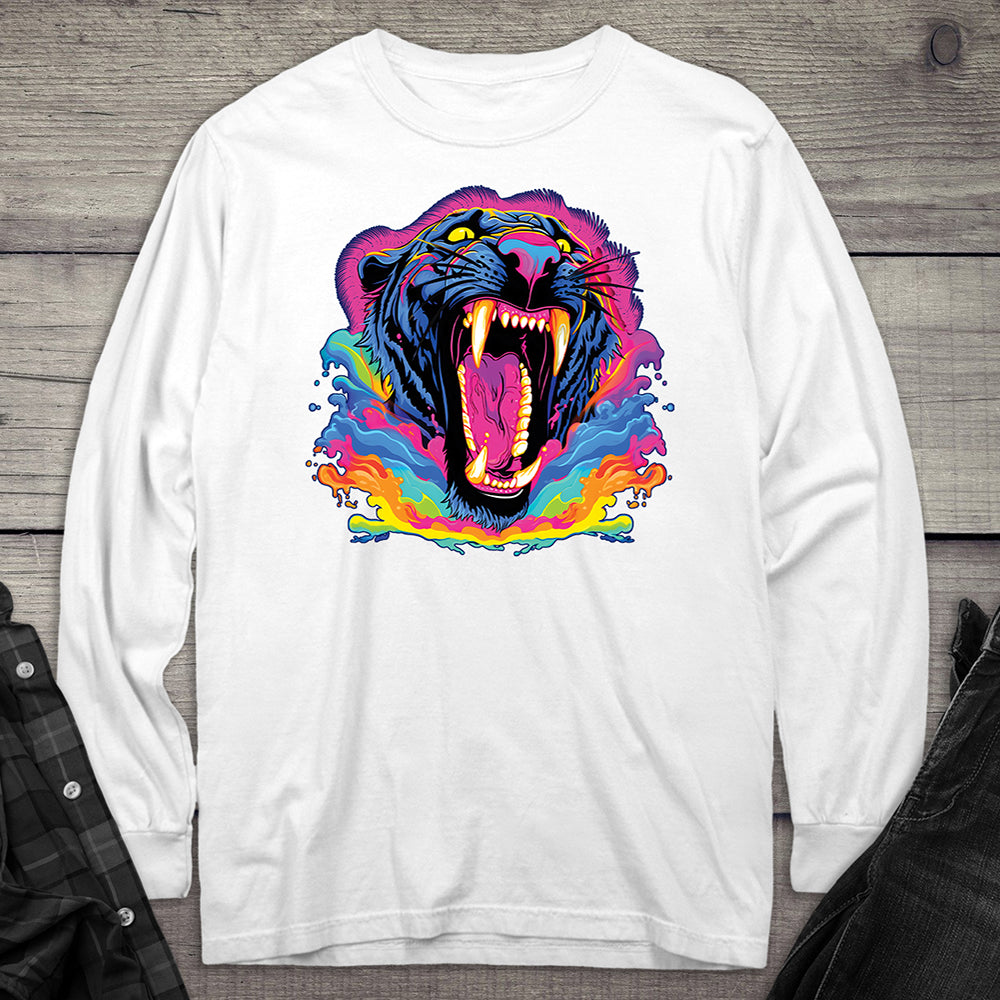 Colorful Panther Long Sleeve Tee