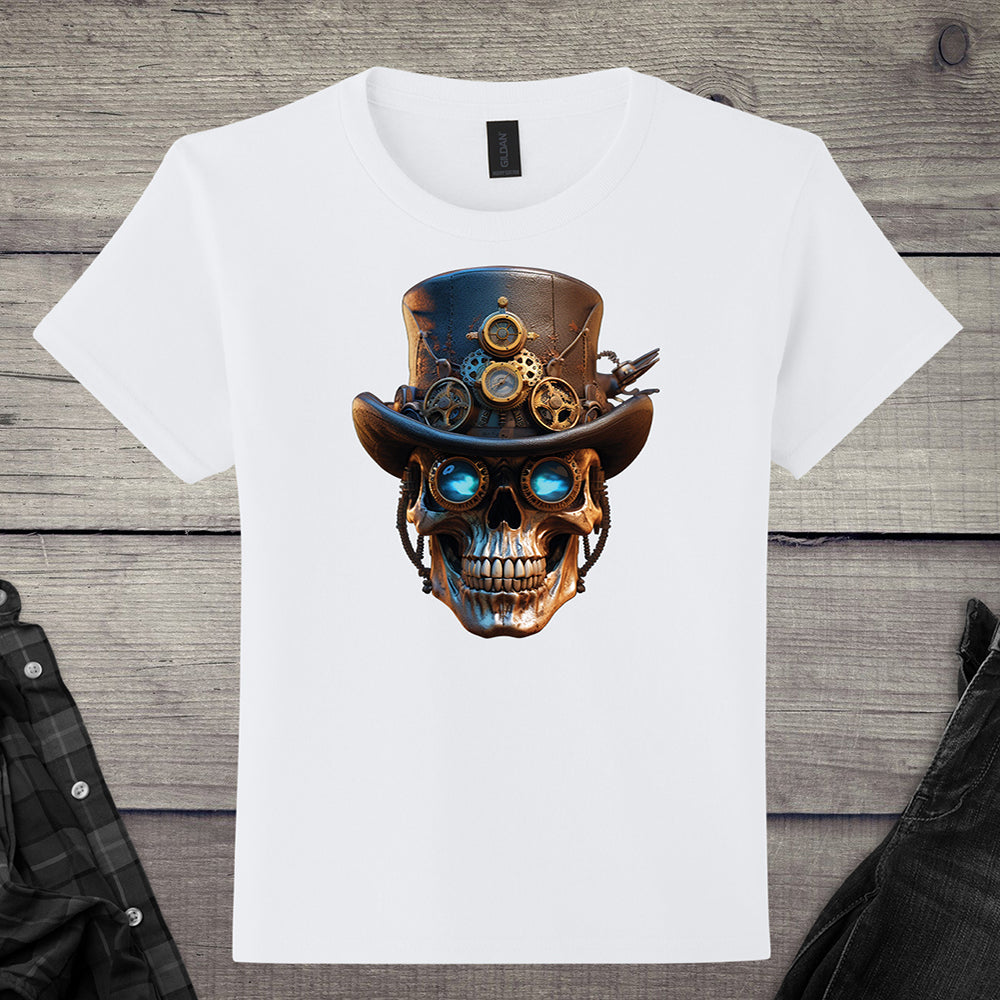 Steampunk Skull Youth T-Shirt