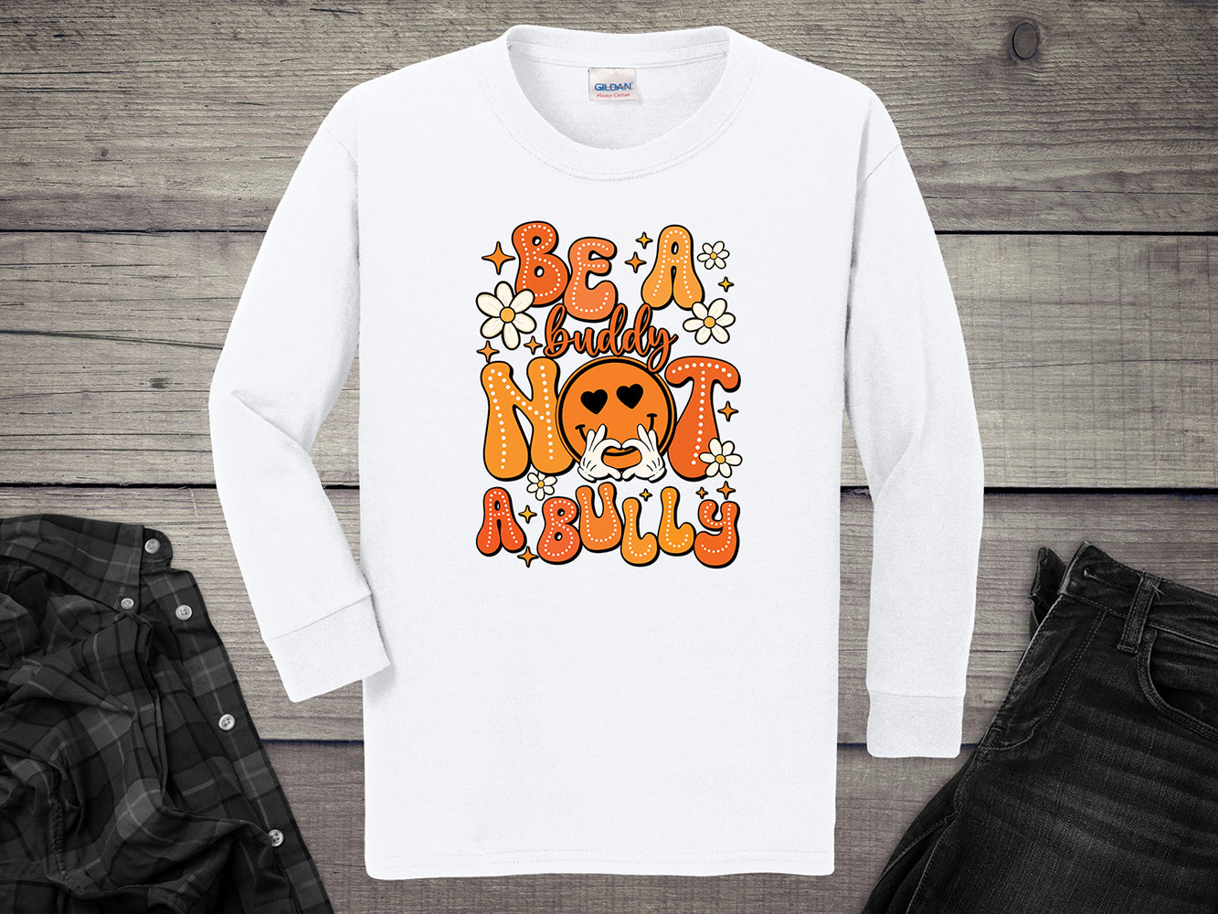 Be A Buddy Youth Long Sleeve Tee