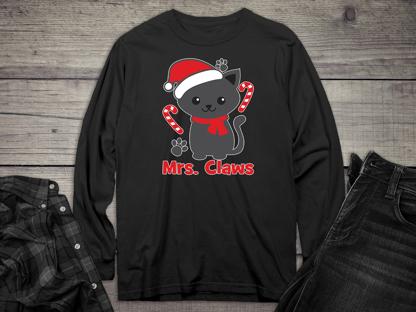 Mrs. Claws Long Sleeve Tee