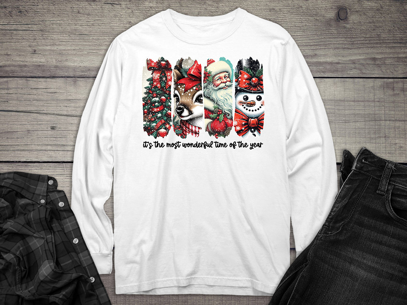 Wonderful Time Quad Long Sleeve Tee