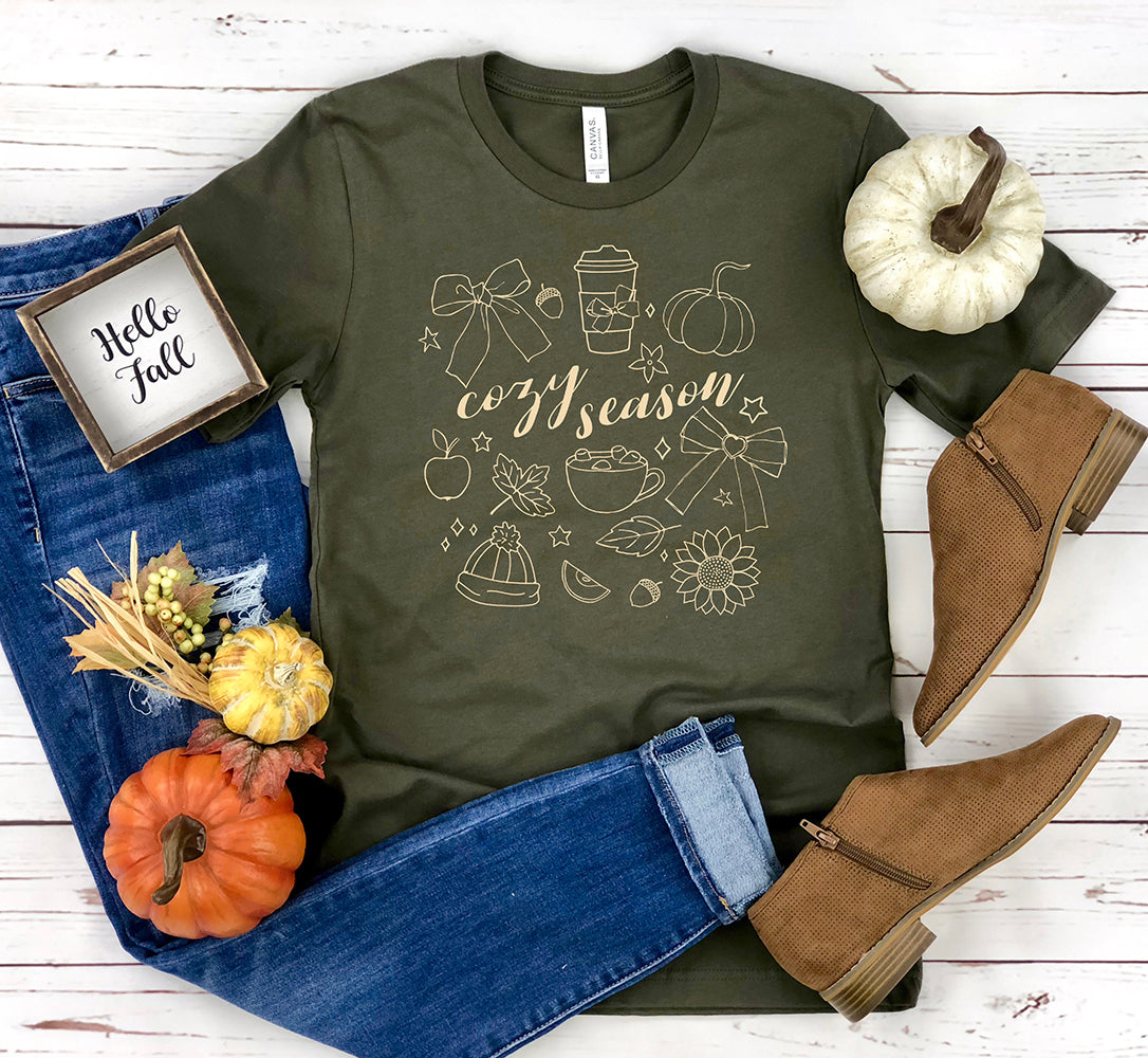 Cozy Season Ladies T-Shirt