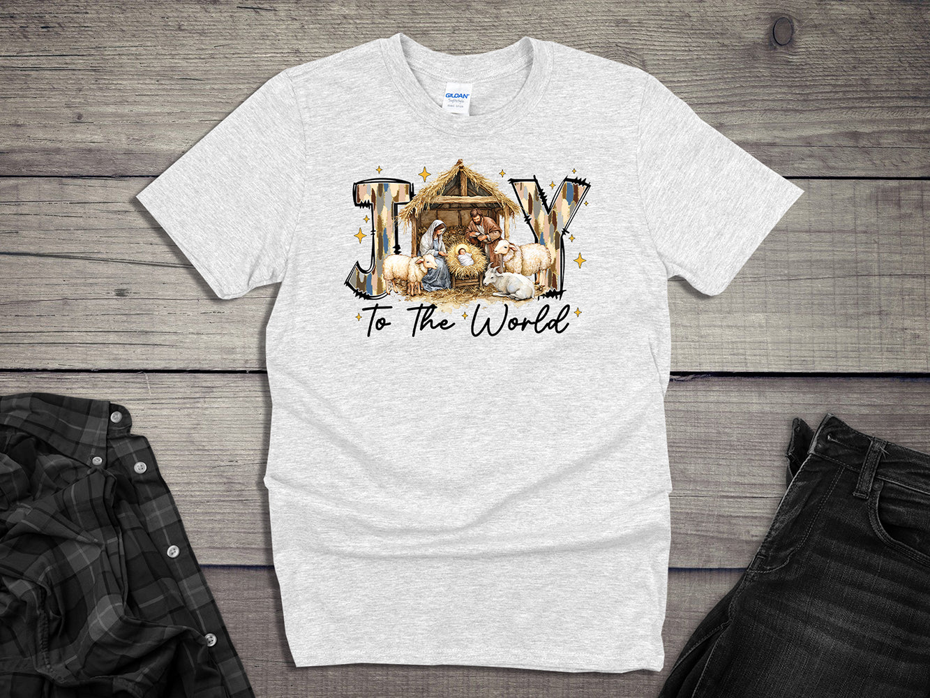 Joy To The World Manger T-Shirt