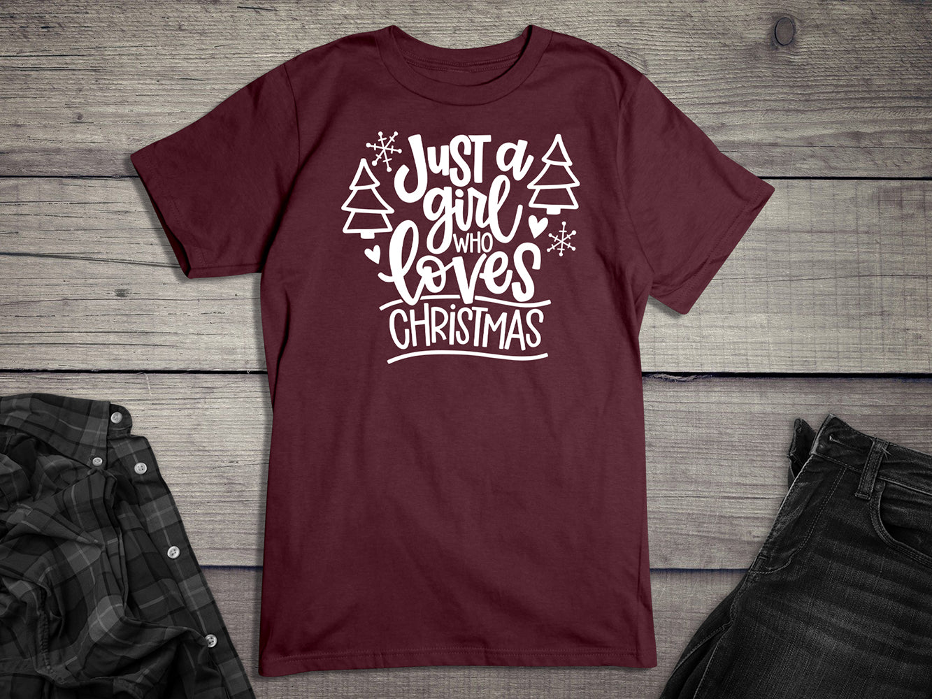 Just A Girl Who Loves Christmas T-Shirt