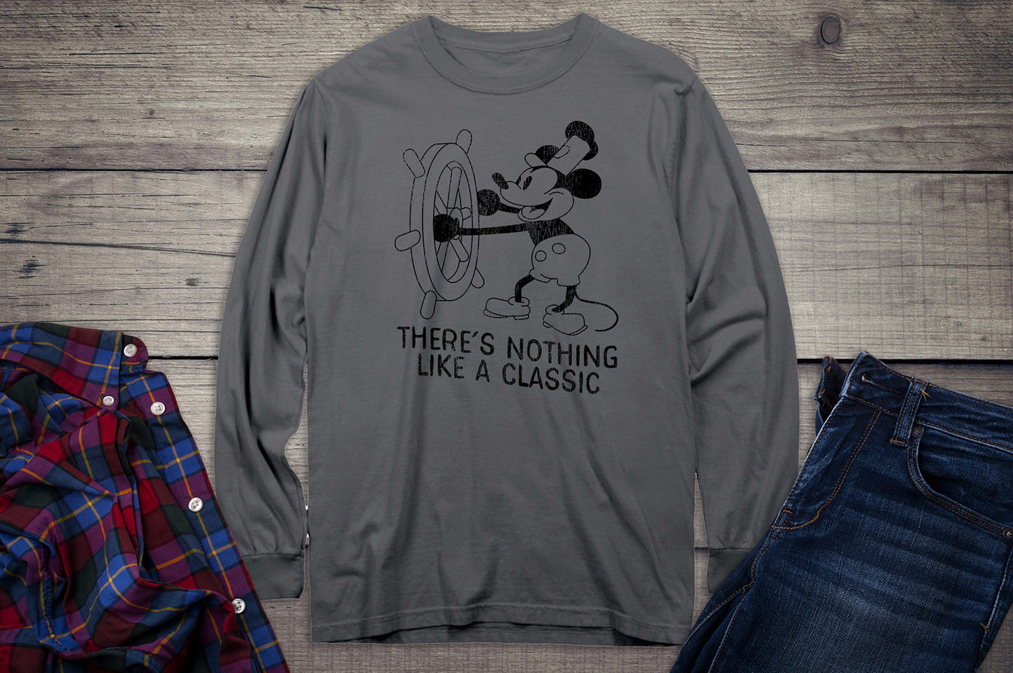 Steamboat Willie Nothing Like A Classic Long Sleeve Tee