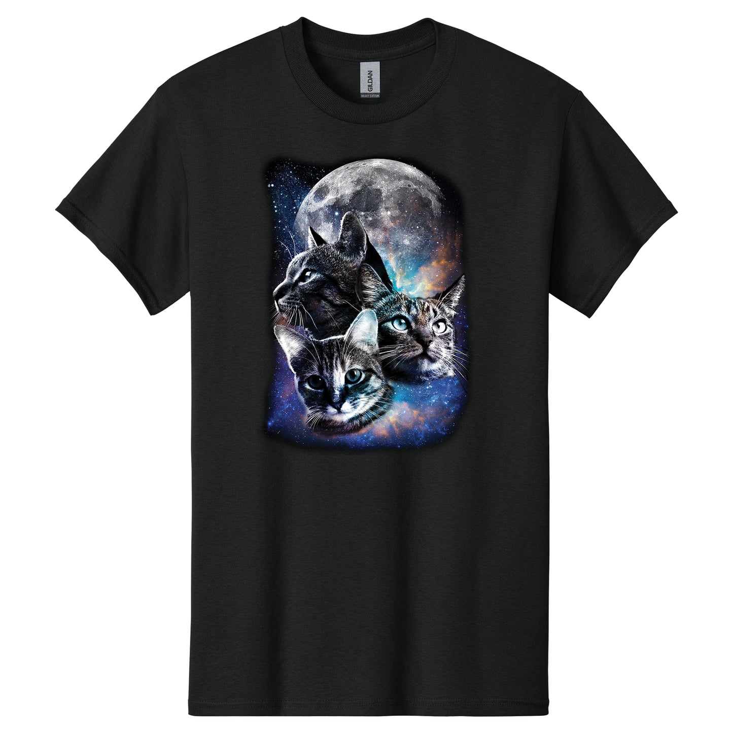 Space Cat Moon T-Shirt