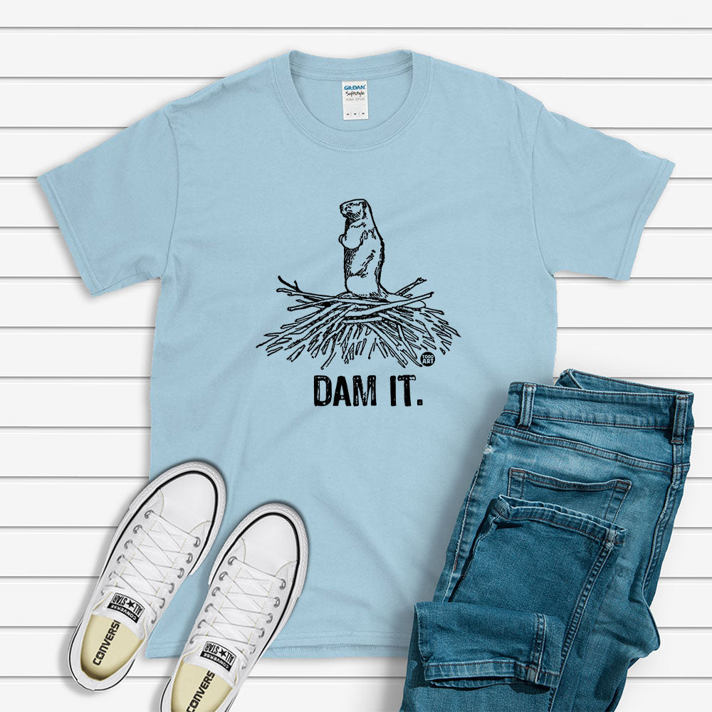 Todd Goldman Art Dam It Beaver T-Shirt