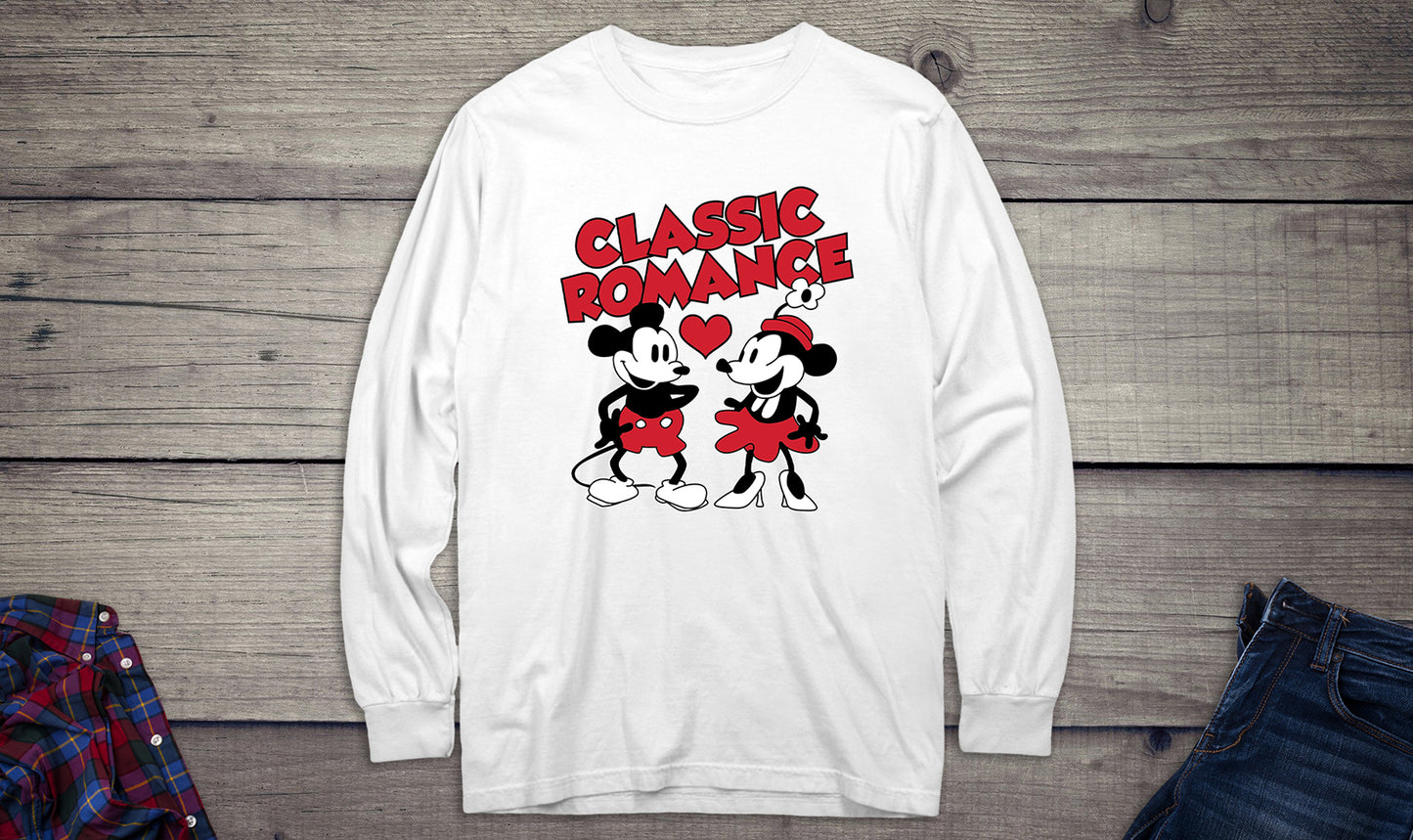 Steamboat Willie Classic Romance Long Sleeve Tee